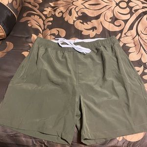 New!!  Men Swim Trunks! Never worn. Olive Green!